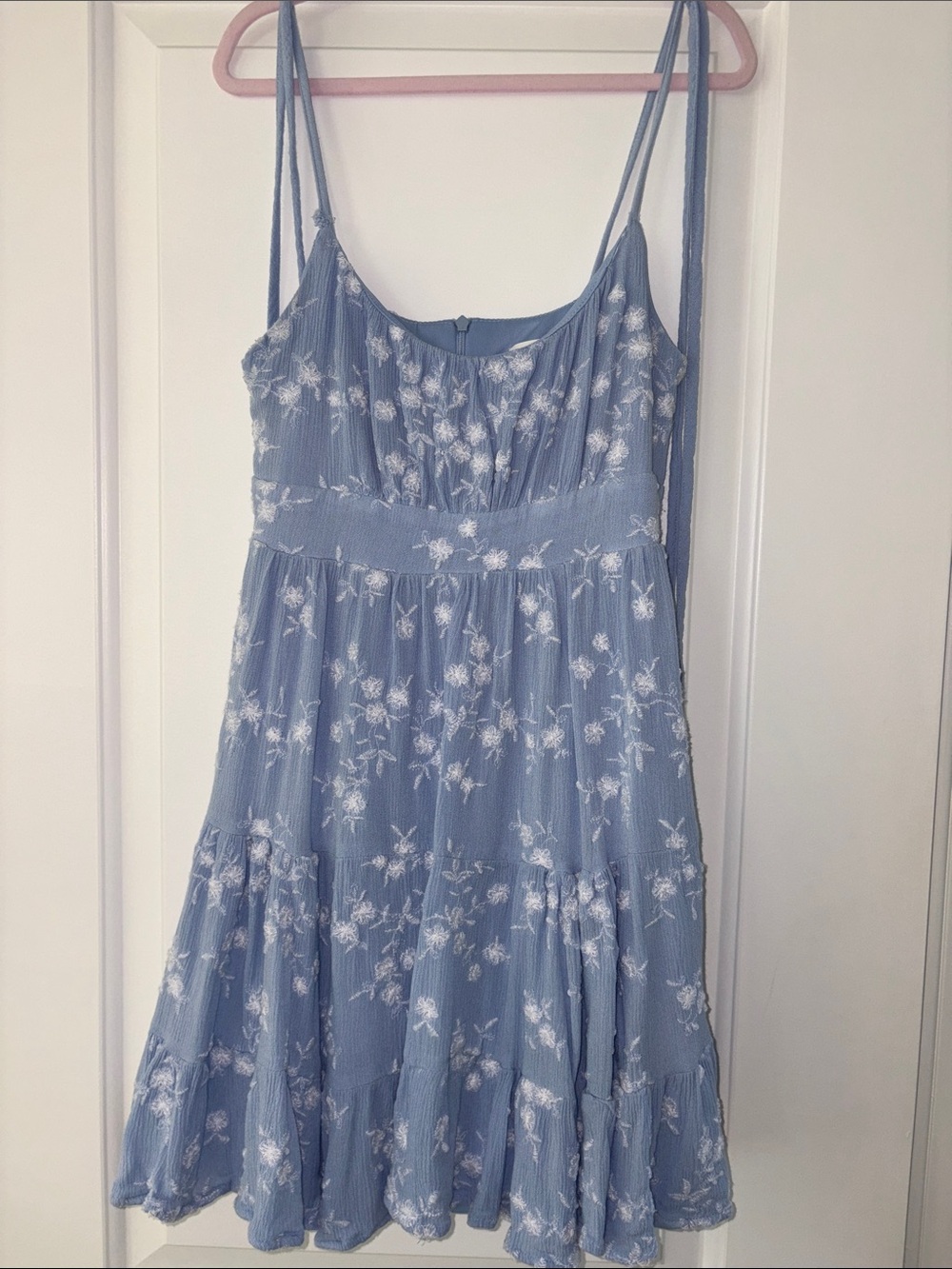 Altar'd State Blue Floral Mini Dress
